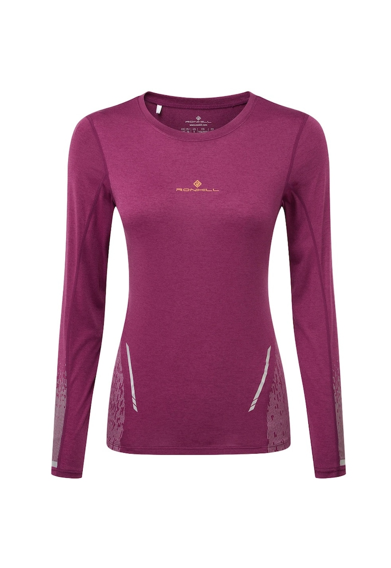 Bluza alergare dama Tech Reflect FW 2024 - Visiniu