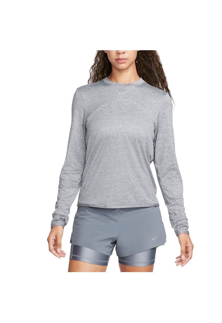 Bluza alergare dama Dri-FIT Swift UV FW 2024 - Gri