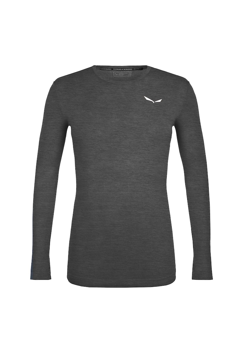 Bluza trekking barbati Zebru Fresh Merino Responsive - Negru