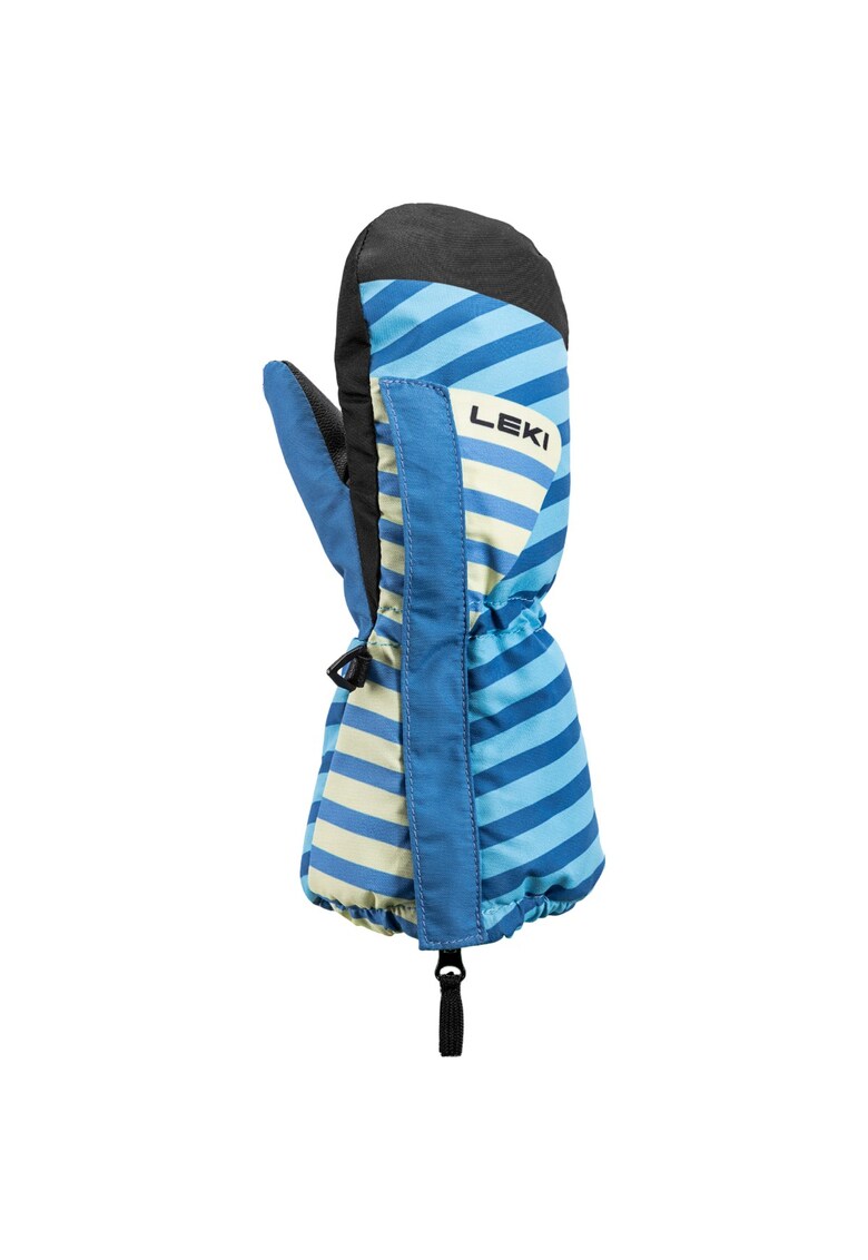 Manusi schi copii Little Paw Mitt Long - albastru/negru