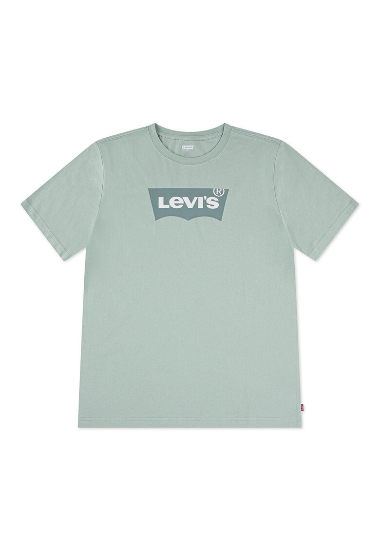 Tricou cu imprimeu logo - Verde deschis