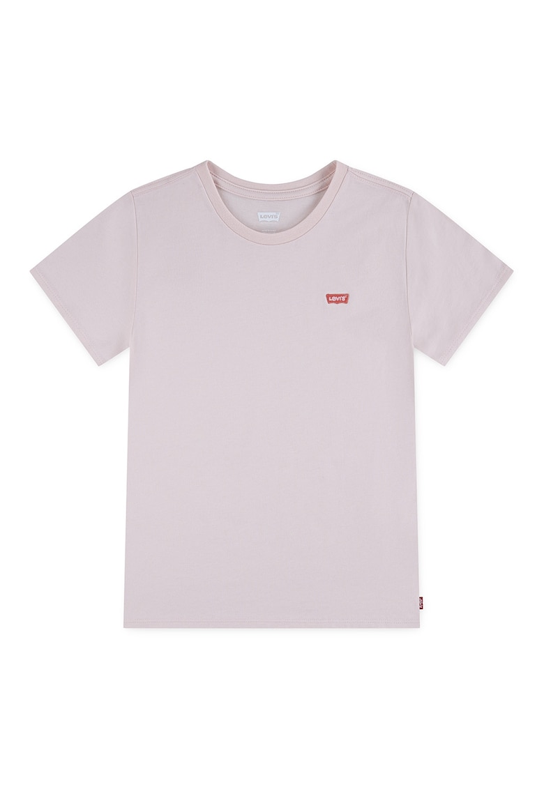 Tricou cu decolteu la baza gatului Batwing Chest Hit - Roz pal