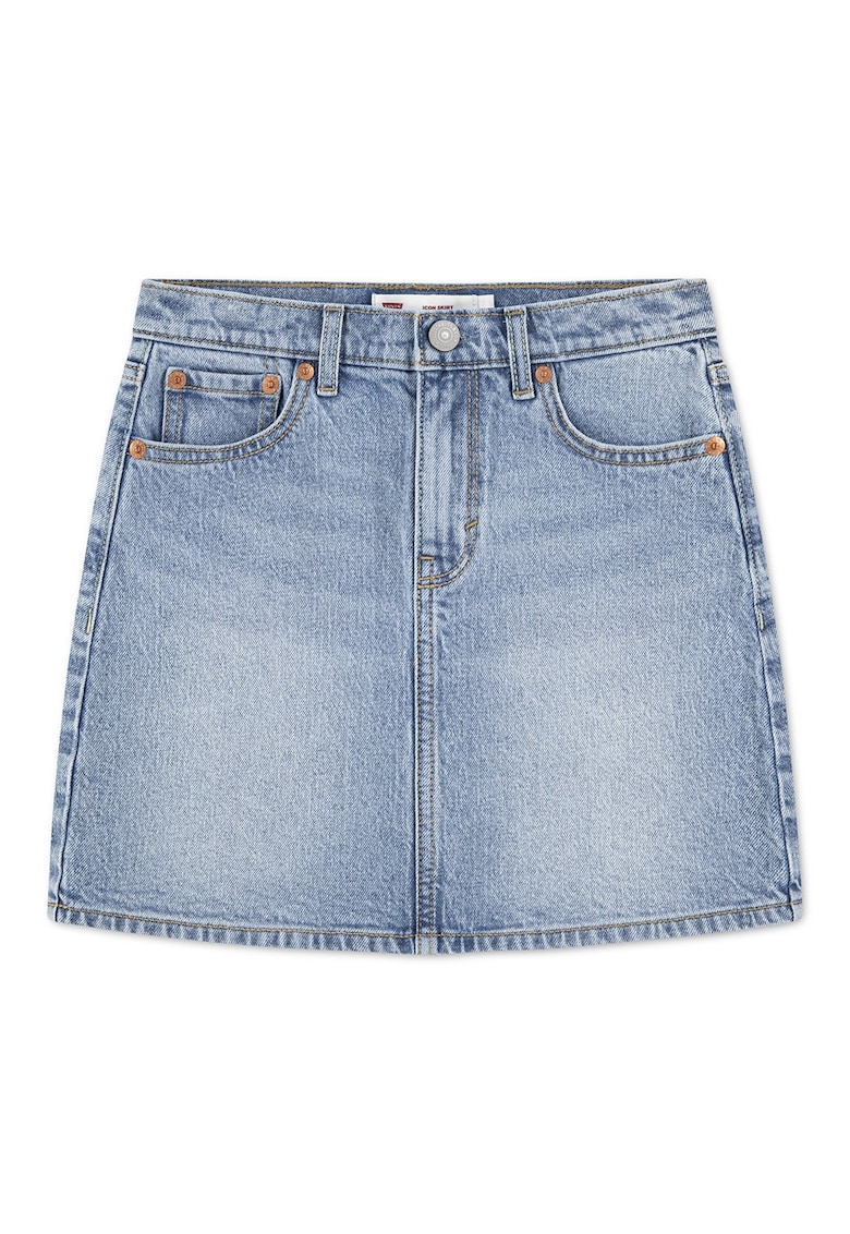 Fusta mini din denim Icon - Albastru deschis