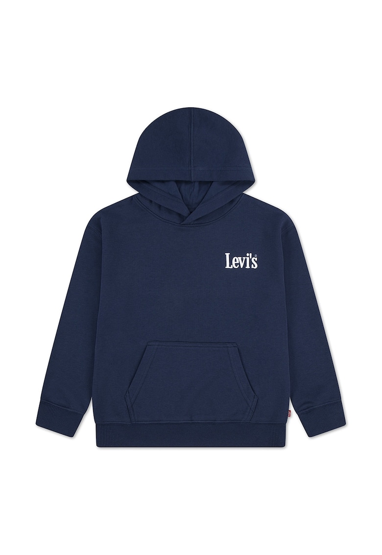 Hanorac cu logo Classic&Clean - Albastru inchis