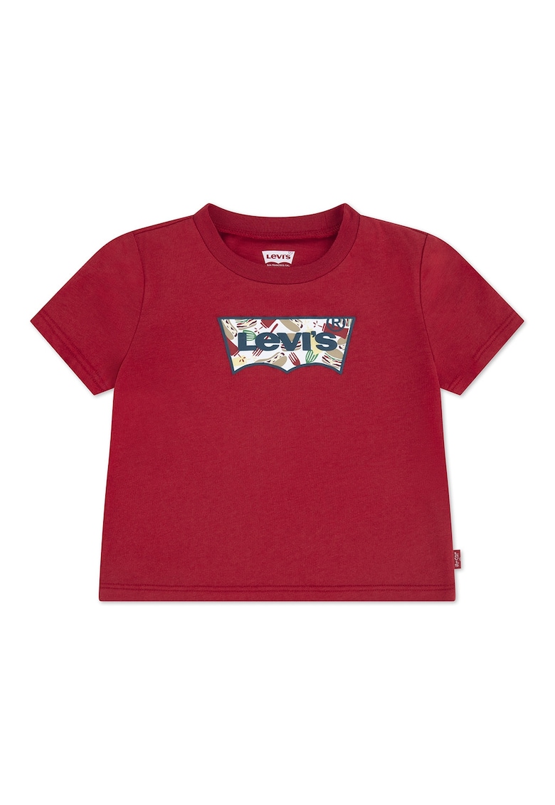 Tricou cu maneci liliac Barbecue - Rosu capsuna