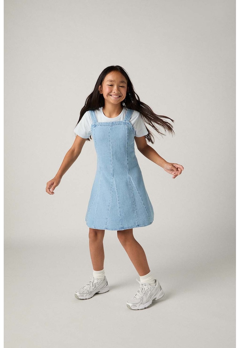 Sarafan din denim - Albastru deschis