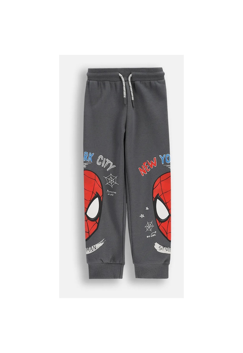 Pantaloni trening grafit - supererou - Gri grafit