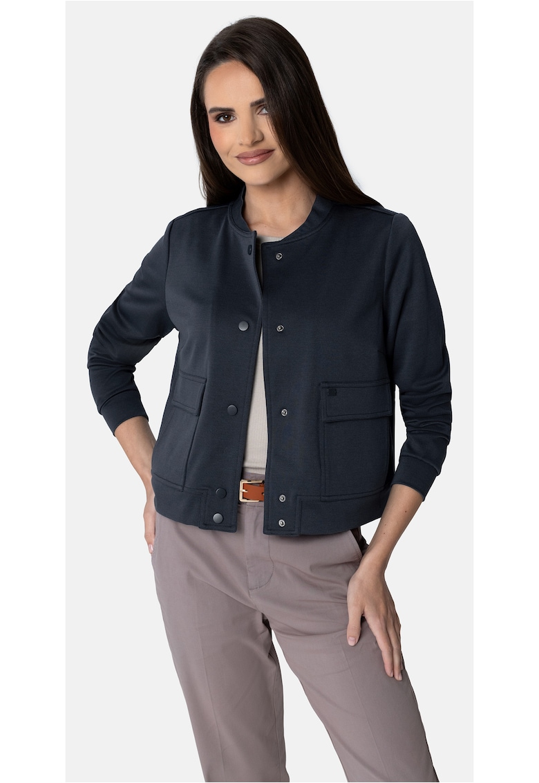 Jacheta bomber usoara cu maneci lungi - J-Kalia - denim - denim