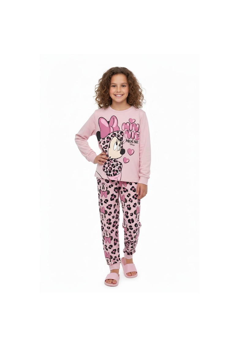 Pijamale copii - DY50L1768 - set 2 piese din bumbac - Roz