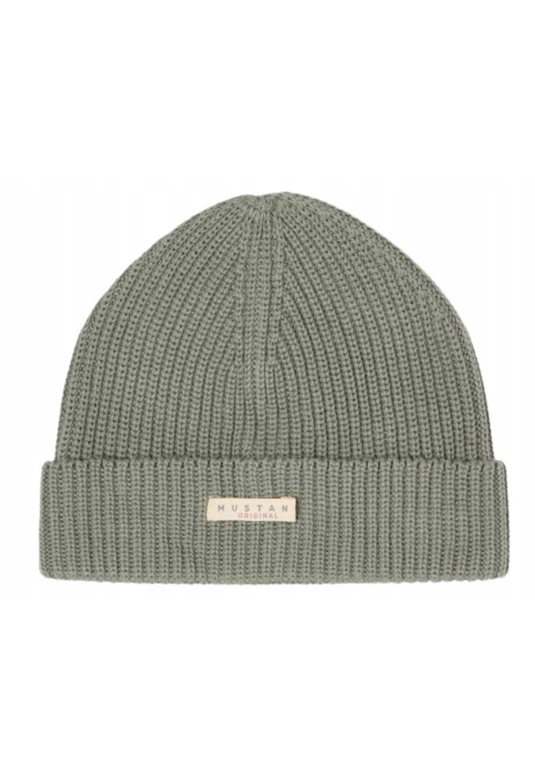 Caciula Barbati - Flagstaff - Regular Fit - Design Clasic - Cu Logo - Aspect Tricotat - Caldura Si Confortabila - Bumbac - Universal - Verde