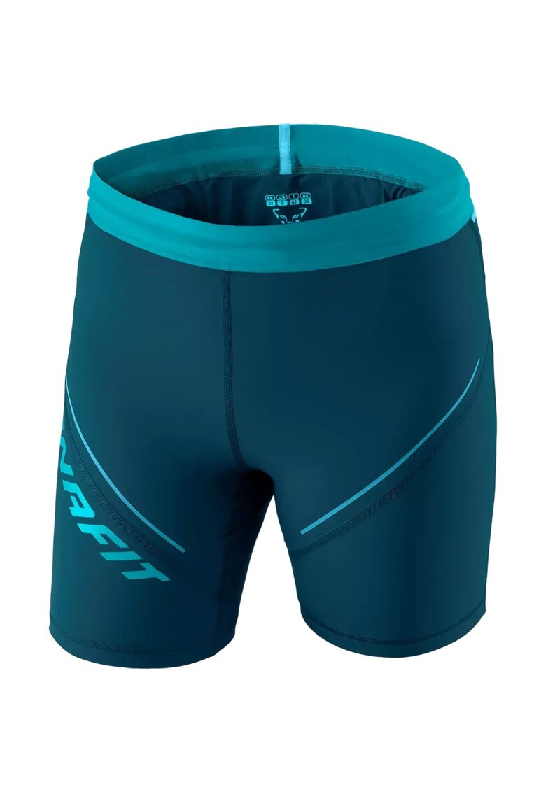 Colanti scurti alergare dama Vertical 2 - Turcoaz