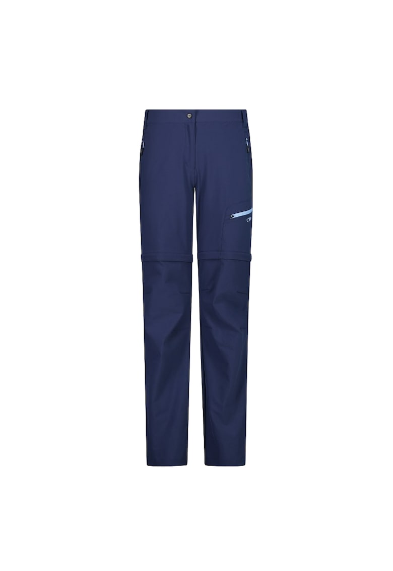 Pantaloni trekking dama Zip-off 31T5116 - Albastru