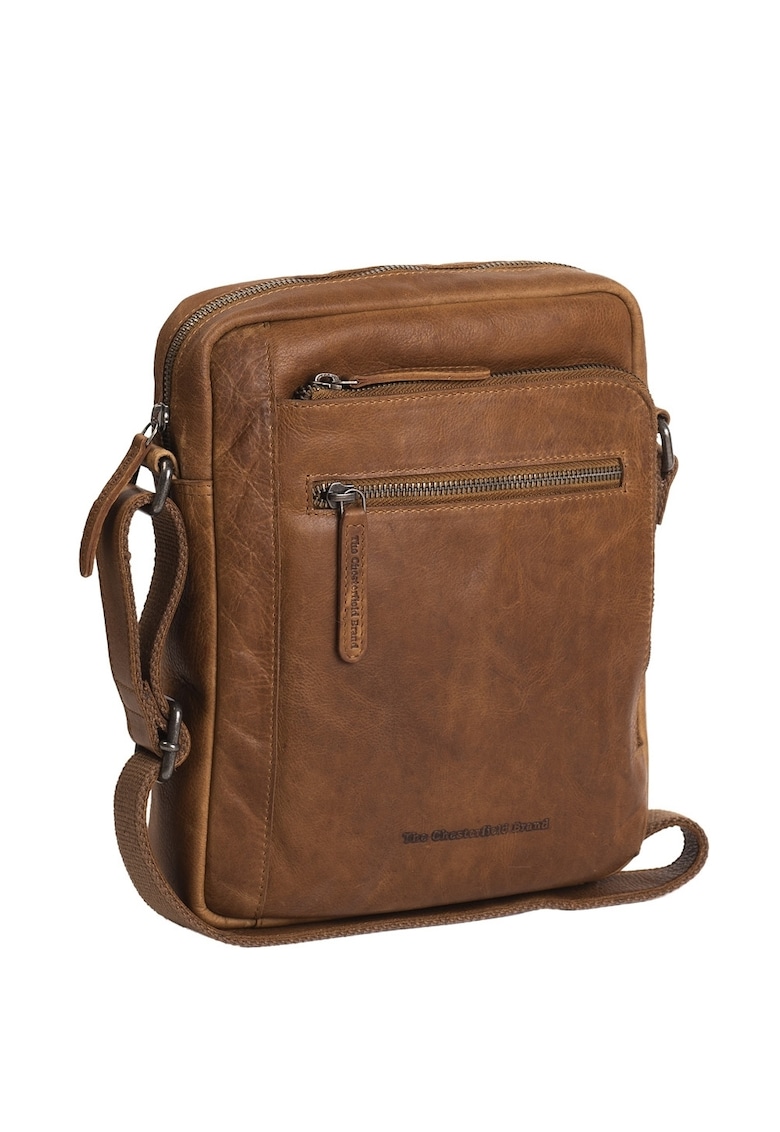 Geanta umar unisex piele naturala - 4.3 litri - Dessau - - Coniac