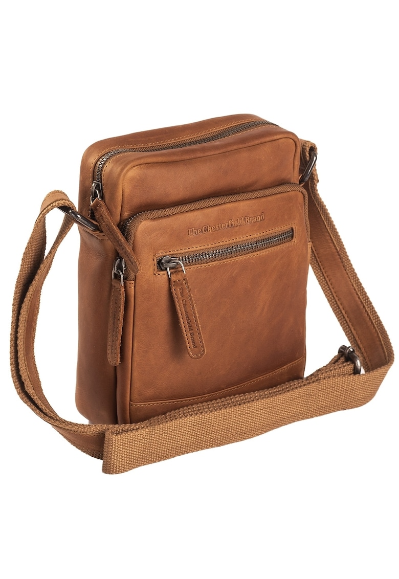 Geanta umar unisex piele naturala - 1.7 litri - Birmingham - - Coniac