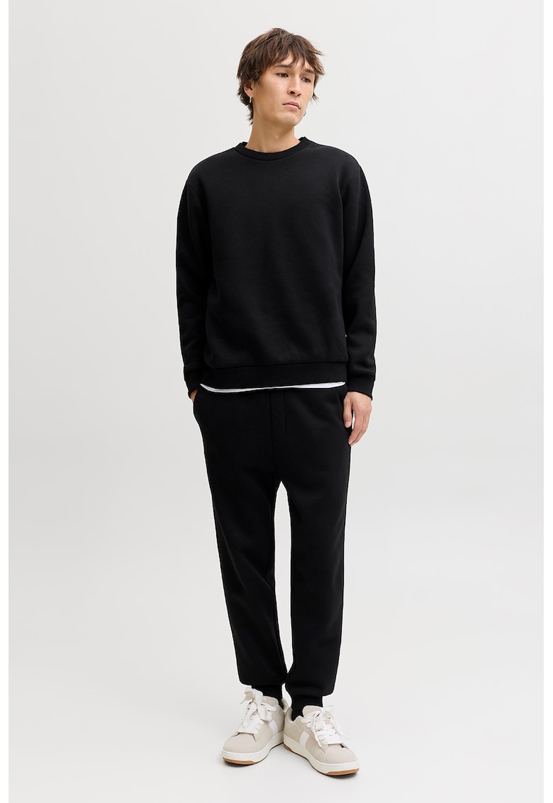 Trening regular fit din amestec de bumbac - Negru/Gri antracit