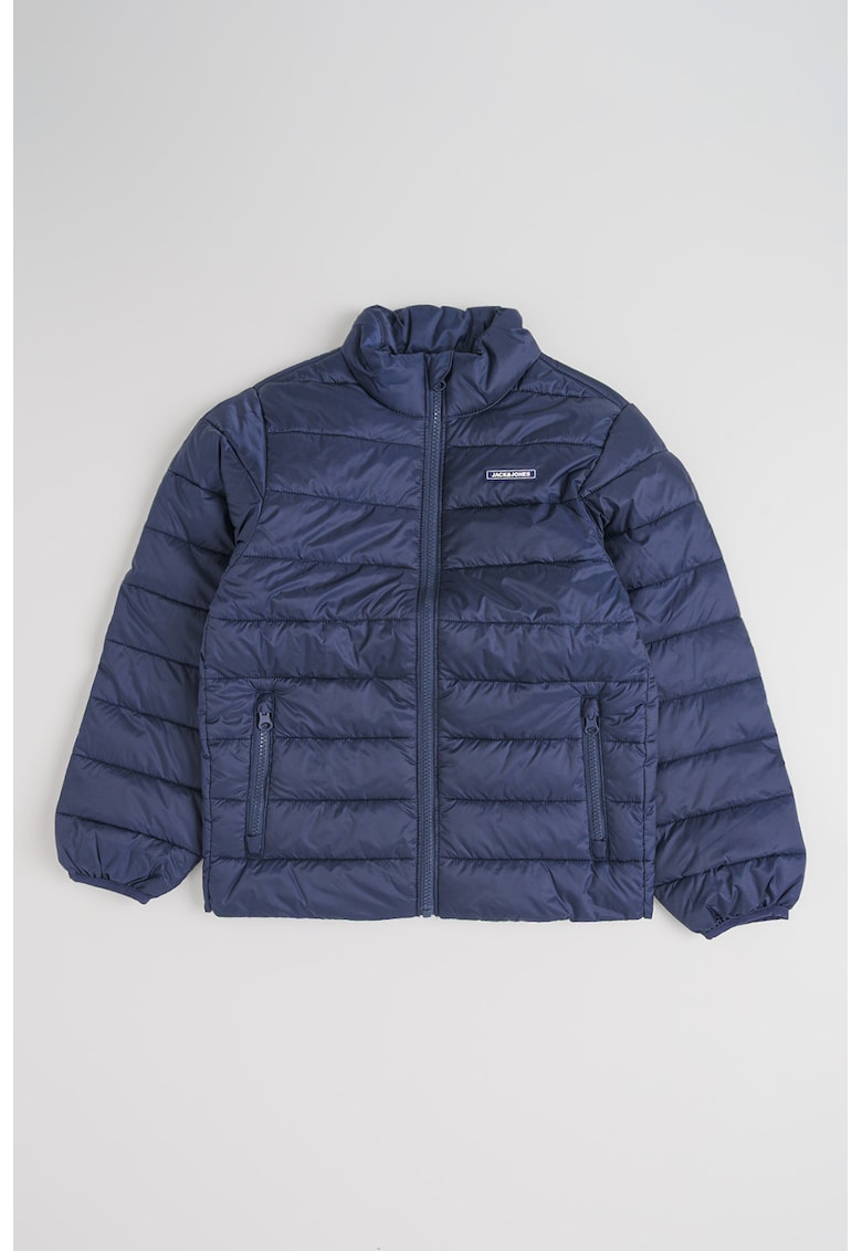 Jacheta cu vatelina si fermoar bidirectional - Bleumarin