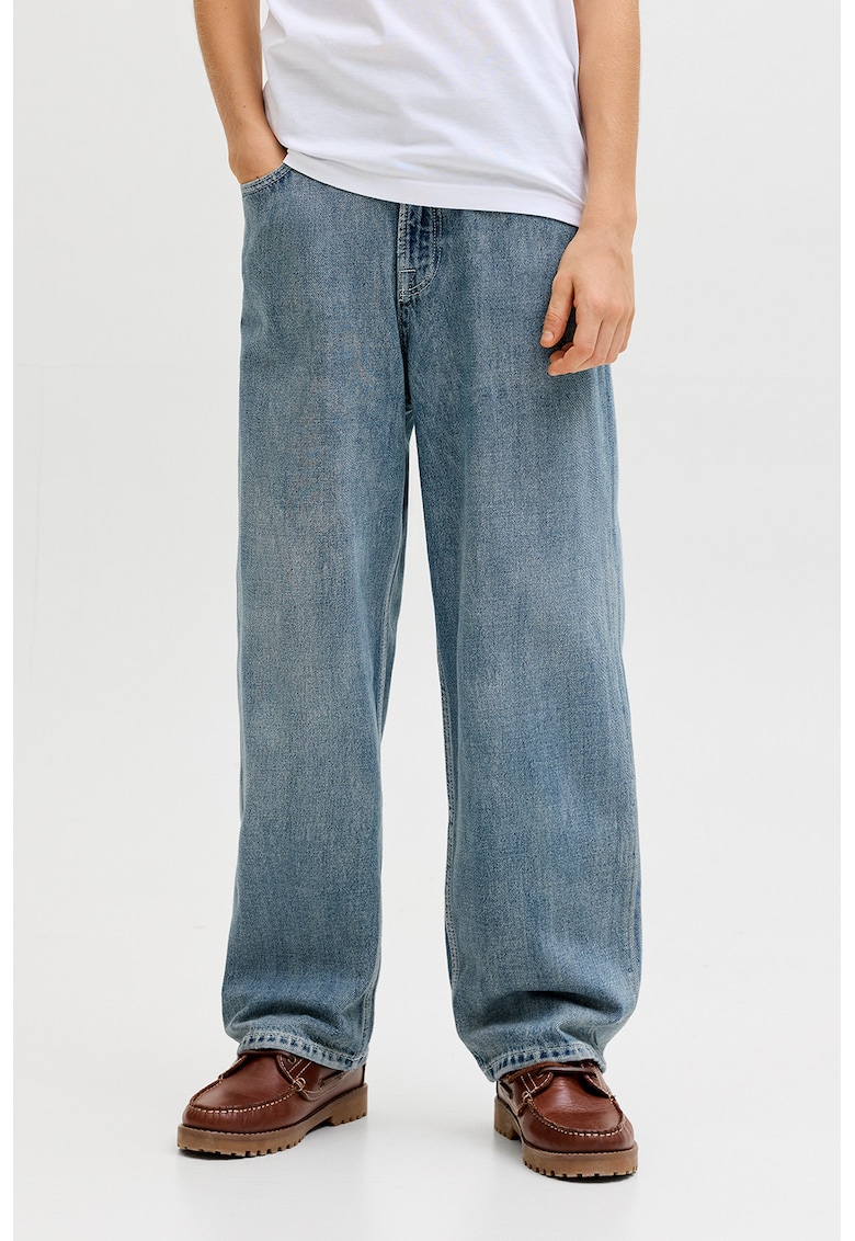 Blugi relaxed-fit - Albastru prafuit