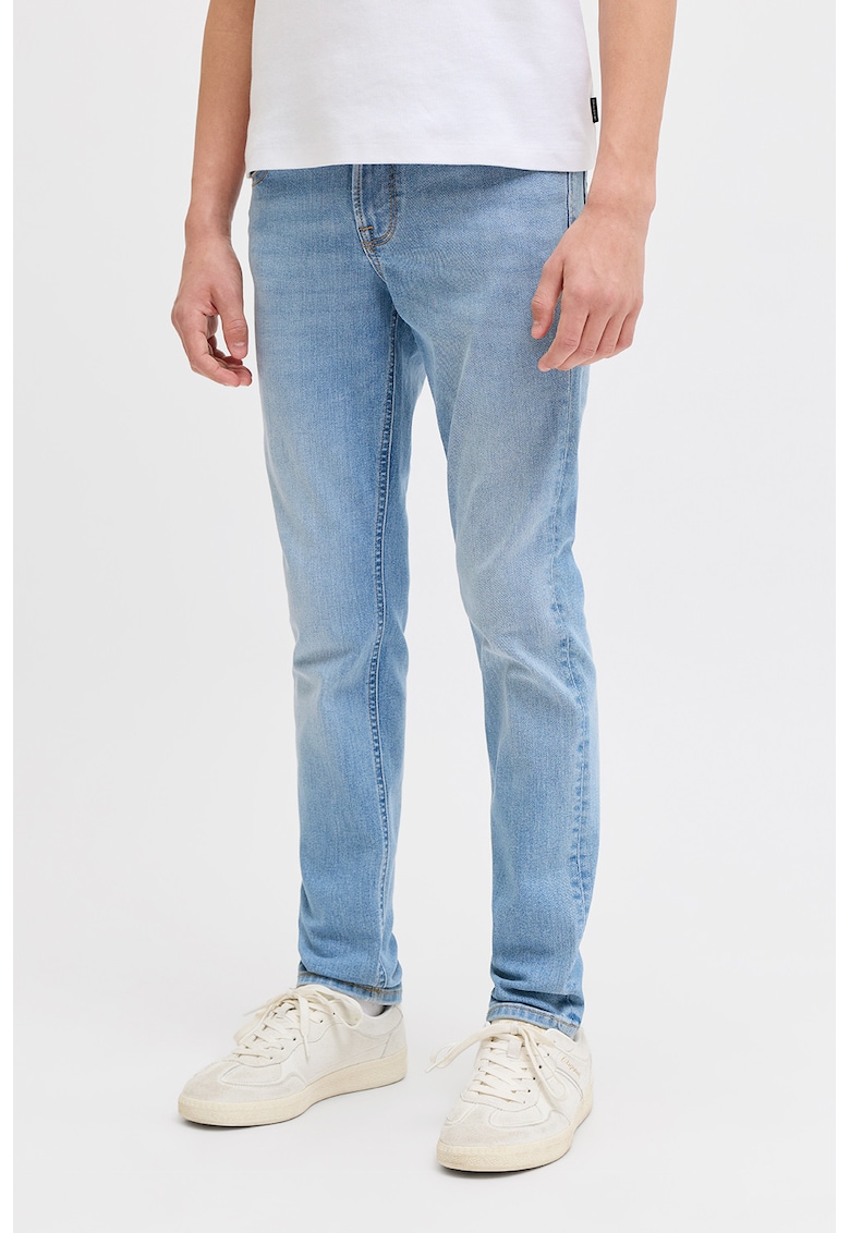 Blugi slim-fit - Albastru pastel
