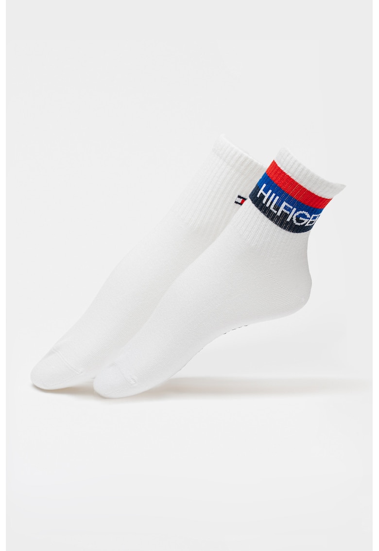 Set de sosete din amestec debumbac - 2 perechi - Rosu/Alb optic/Albastru