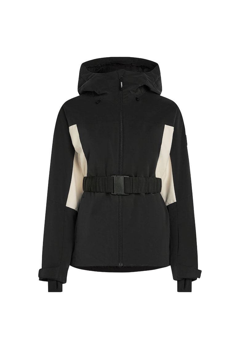 Jacheta schi dama FWC'Cruz Hybrid Belted - Alb/Negru