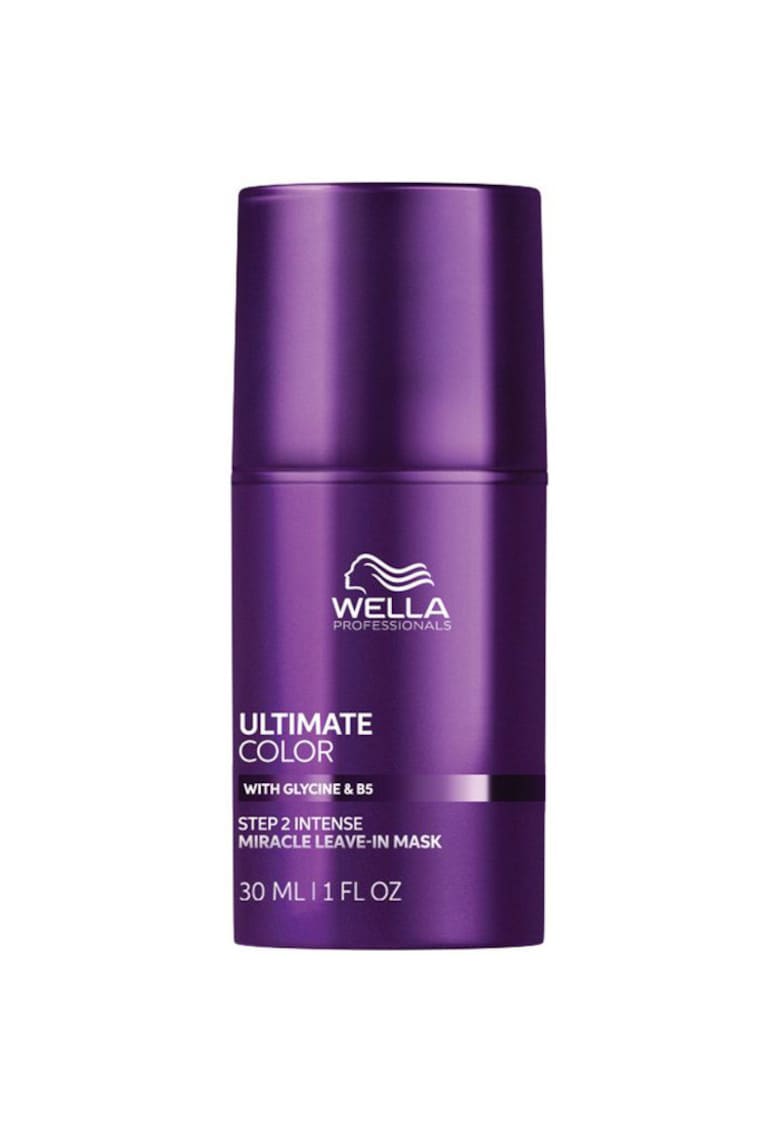 Masca leave-in pentru par vopsit cu glicina & B5 Ultimate Color Miracle Leave-in Mask cu protectie impotriva ruperii - 30 ml