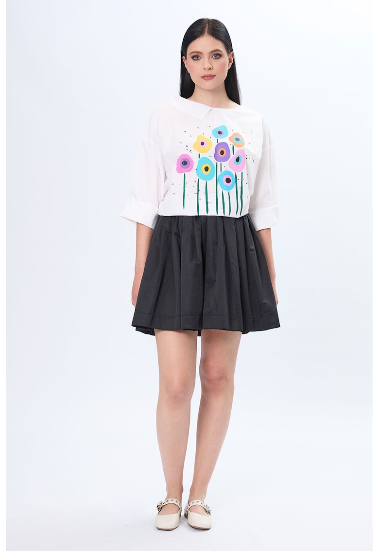 Bluza pictata manual Rilina