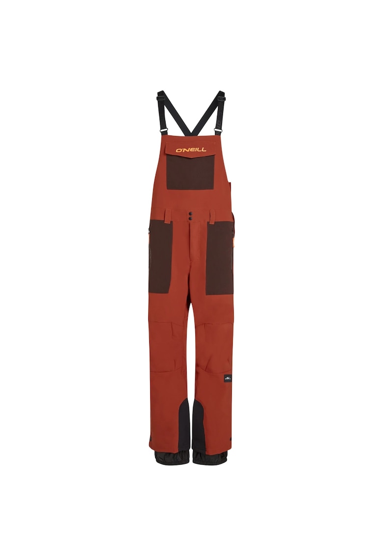Pantaloni schi barbati FWC'Peak Bib - Rosu