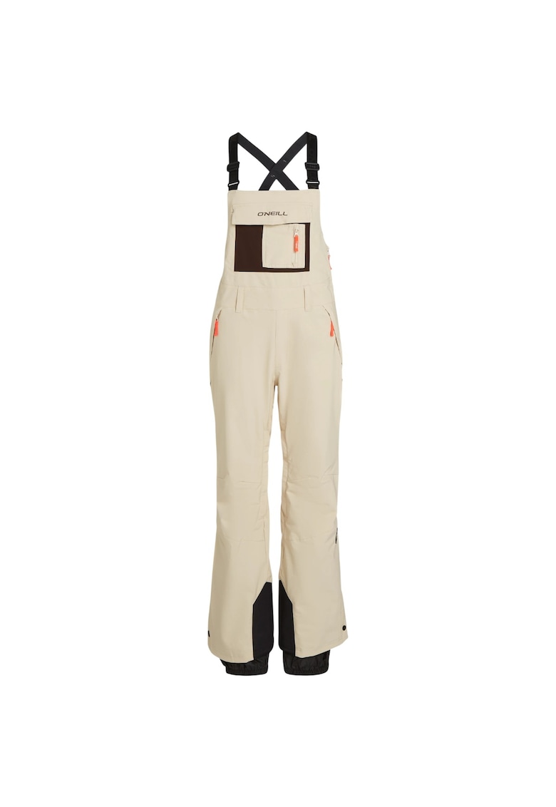 Pantaloni schi dama FWC'Peak Bib - Crem