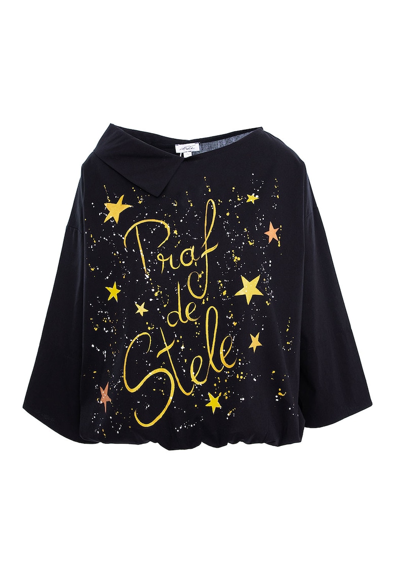 Bluza pictata manual Praf de Stele