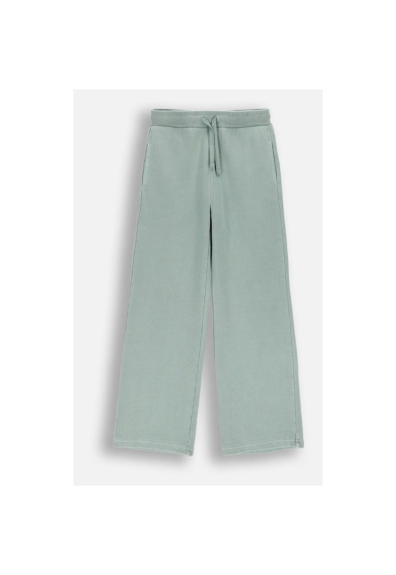 Pantaloni trening crac evazat - verde - Verde
