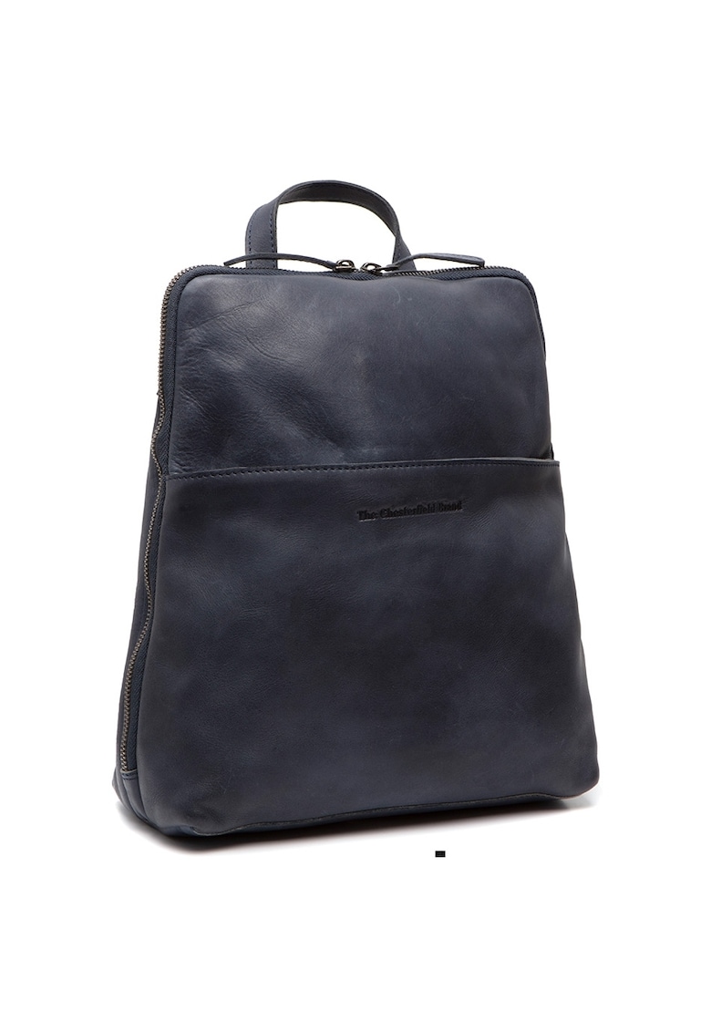 Rucsac unisex piele naturala - 9 litri - Bern - - Bleumarin