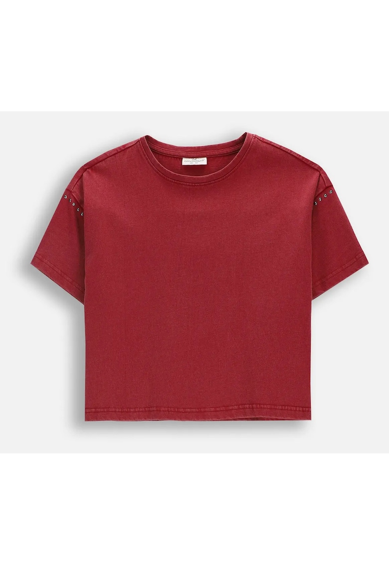 Tricou bumbac - Visiniu