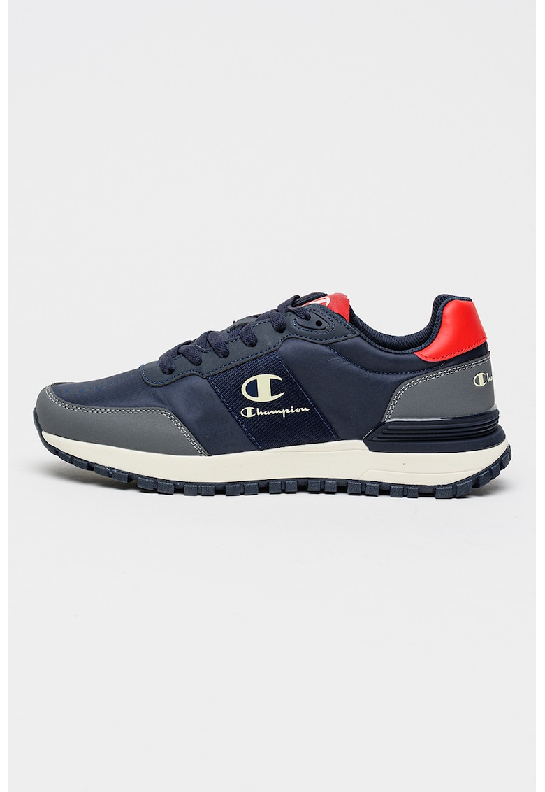 Pantofi sport Torrens cu insertii din material textil - Gri/Bleumarin