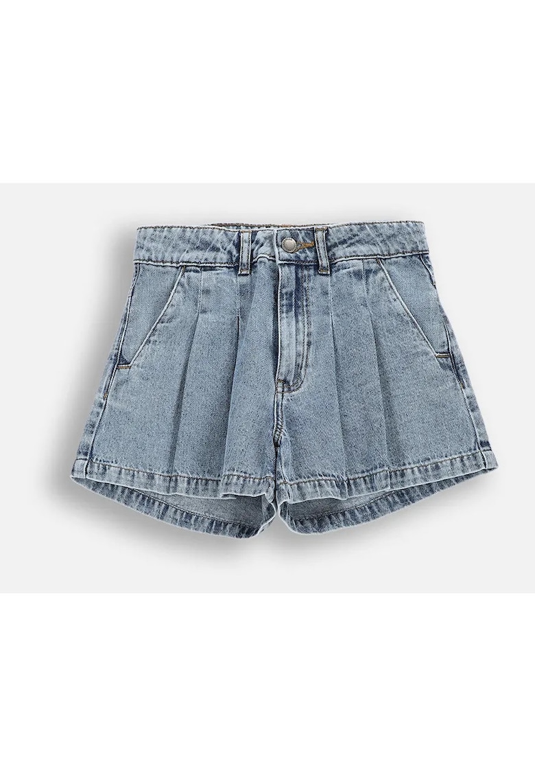 Pantaloni scurti pentru fete - bumbac - albastri -