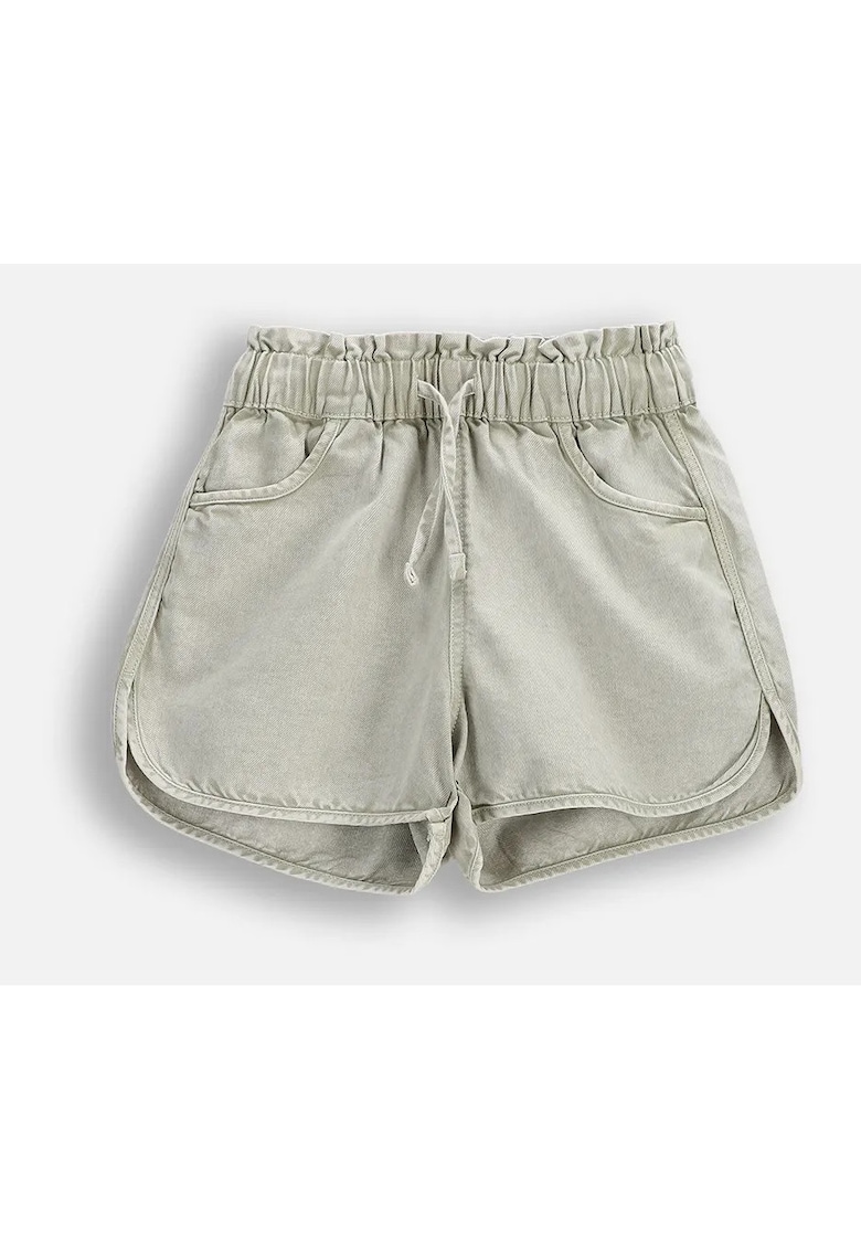 Pantaloni paperbag - Albastru