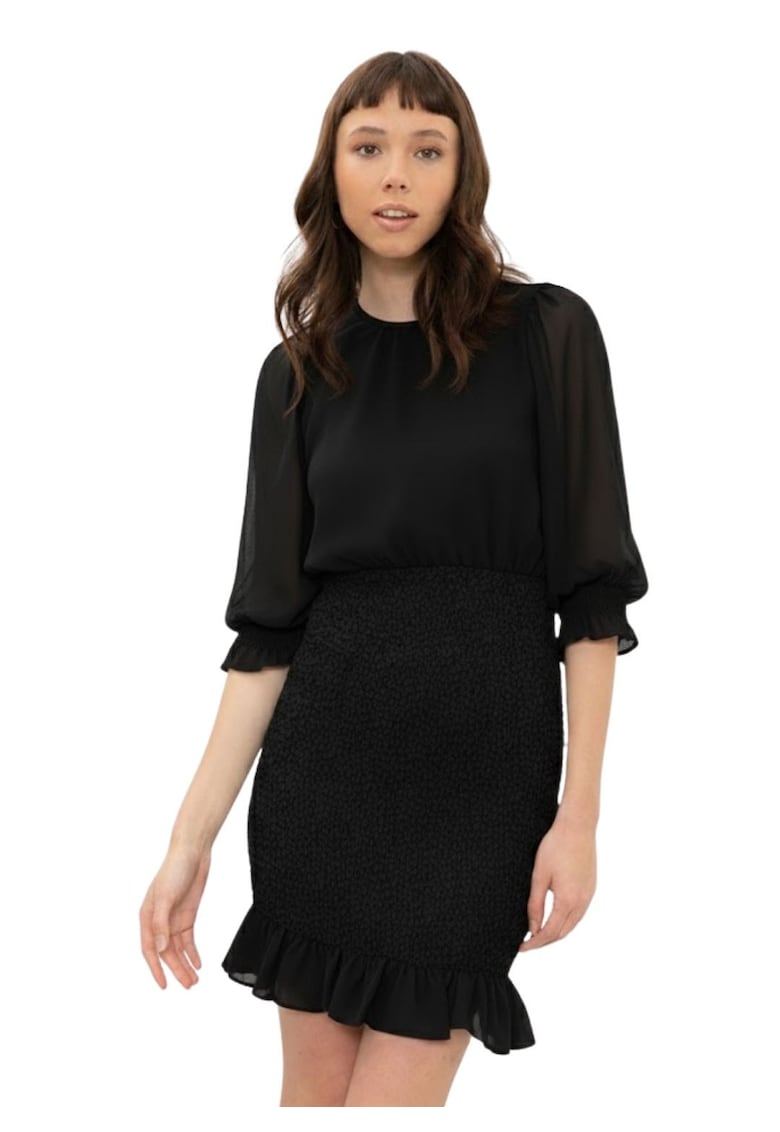 Rochie mini Beatrice neagra - ajustata - XS -