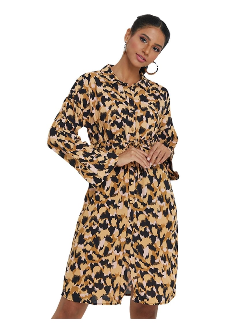 Rochie camasa Lie cu imprimeu grafic -