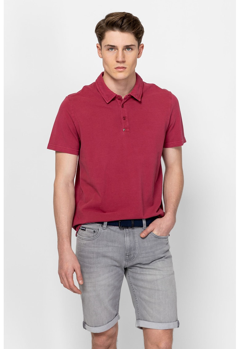 Tricou din bumbac Dallas - Rosu capsuna