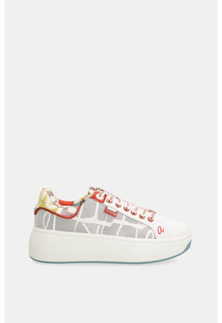 Sneakers dama 42390 493 PARIS 423 - Alb