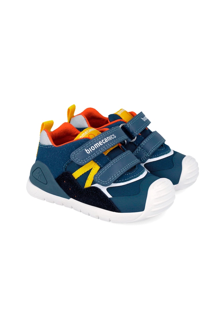 Sneakers Primii Pasi albastru petrol - piele - Albastru petrol