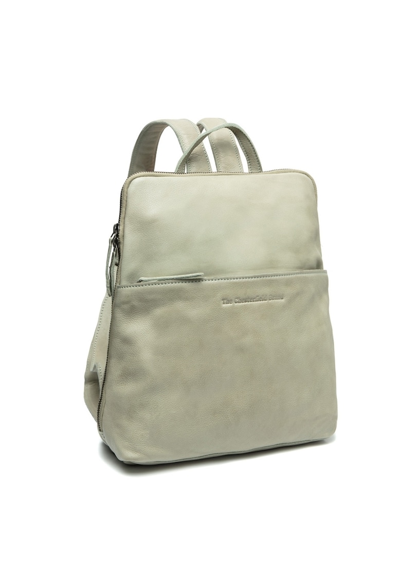 Rucsac unisex piele naturala - 9 litri - Bern - - Verde pal