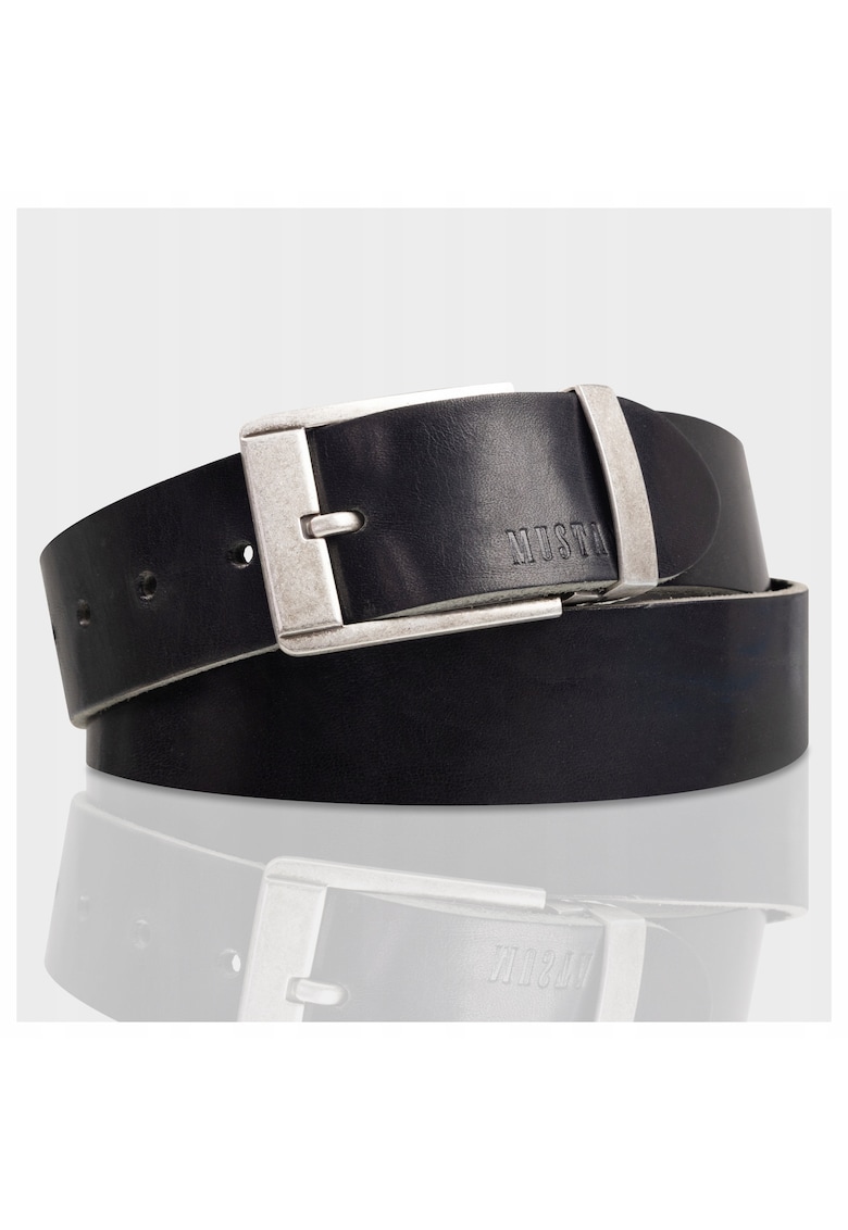 Curea barbati - M5051 - piele naturala - negru - 90cm