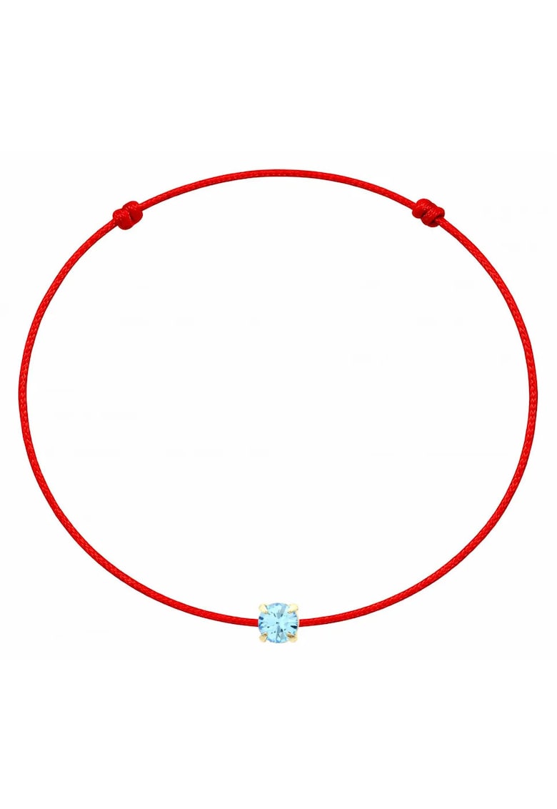 Bratara martisor decorata cu cristal Preciosa - Albastru ultramarin