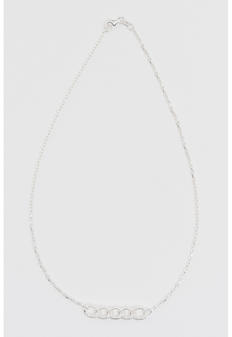 Colier din argint cu inchidere lobster - Argintiu