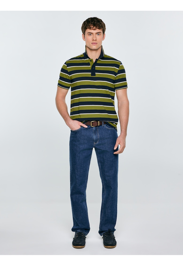 Tricou regular fit polo in dungi