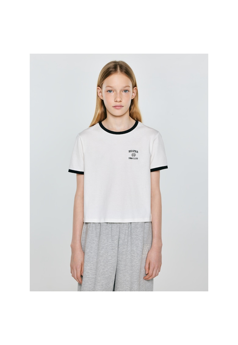 Tricou crop la baza gatului