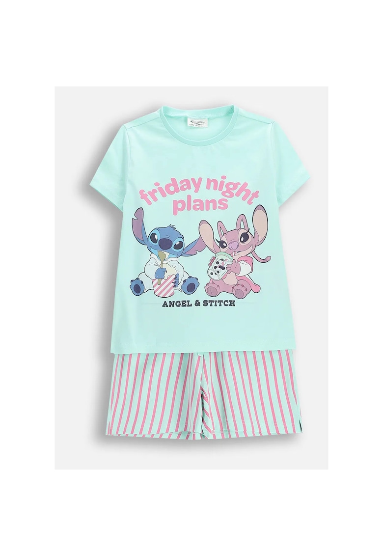 Pijama fetite 2 piese - bumbac - multicolor -