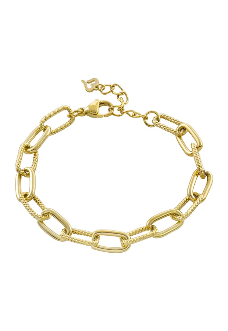 Bratara-lant placata cu aur de 18K - Auriu