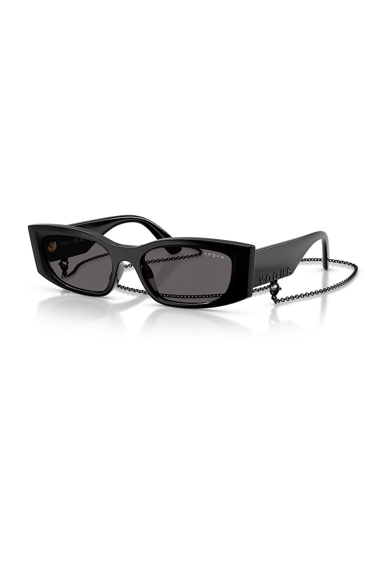 Ochelari de soare dreptunghiulari - Negru