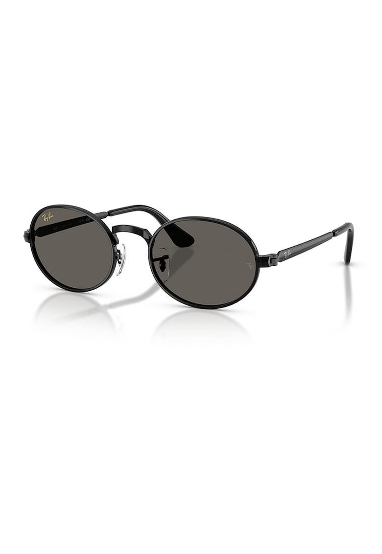 Ochelari de soare ovali unisex cu logo A$AP ROCKY - Negru